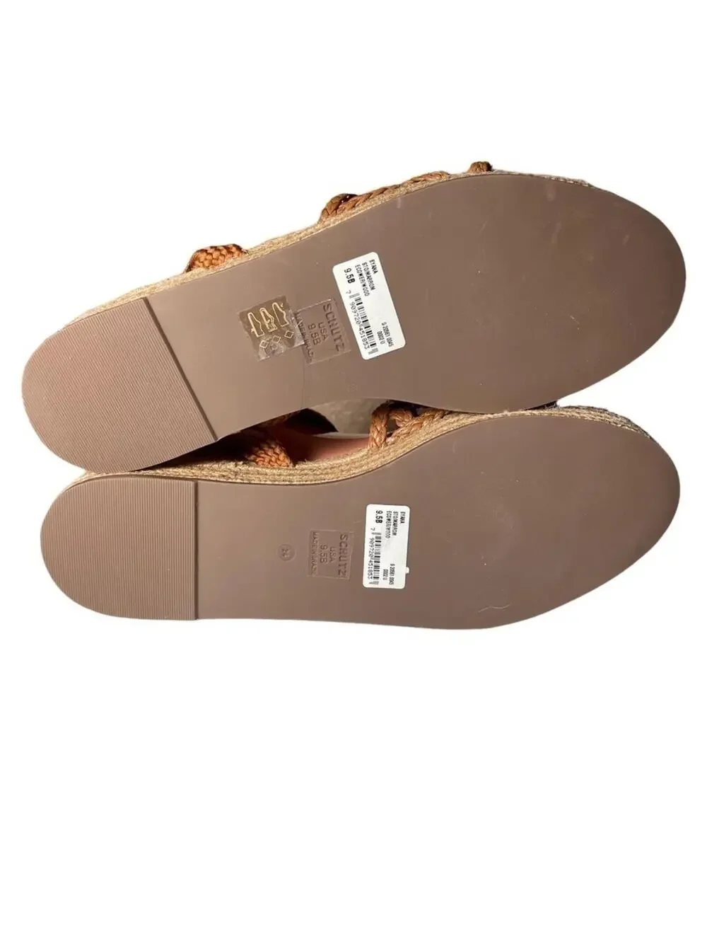 NWT Schutz Byana Platform Espadrille Sandals Sz 9.5B